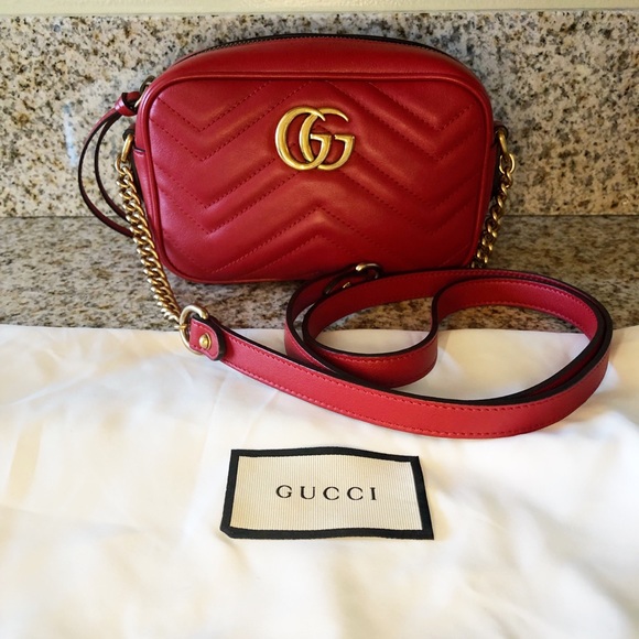 Gucci Handbags - Gucci Marmont Mini Camera bag. 100% authentic.NWOT